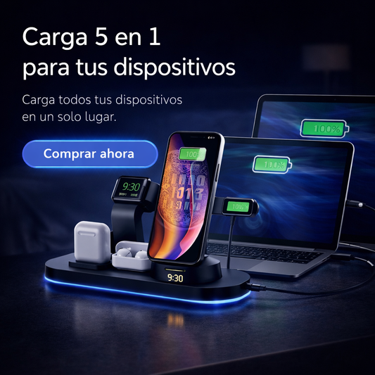 PowerSync Pro™ 5 en 1 Potencia y Orden Total